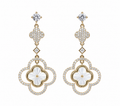 Clover Luxe Drop Earrings