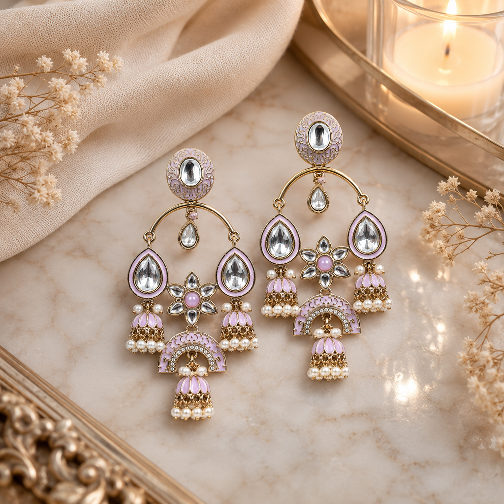 Noor Pink Chandeliers