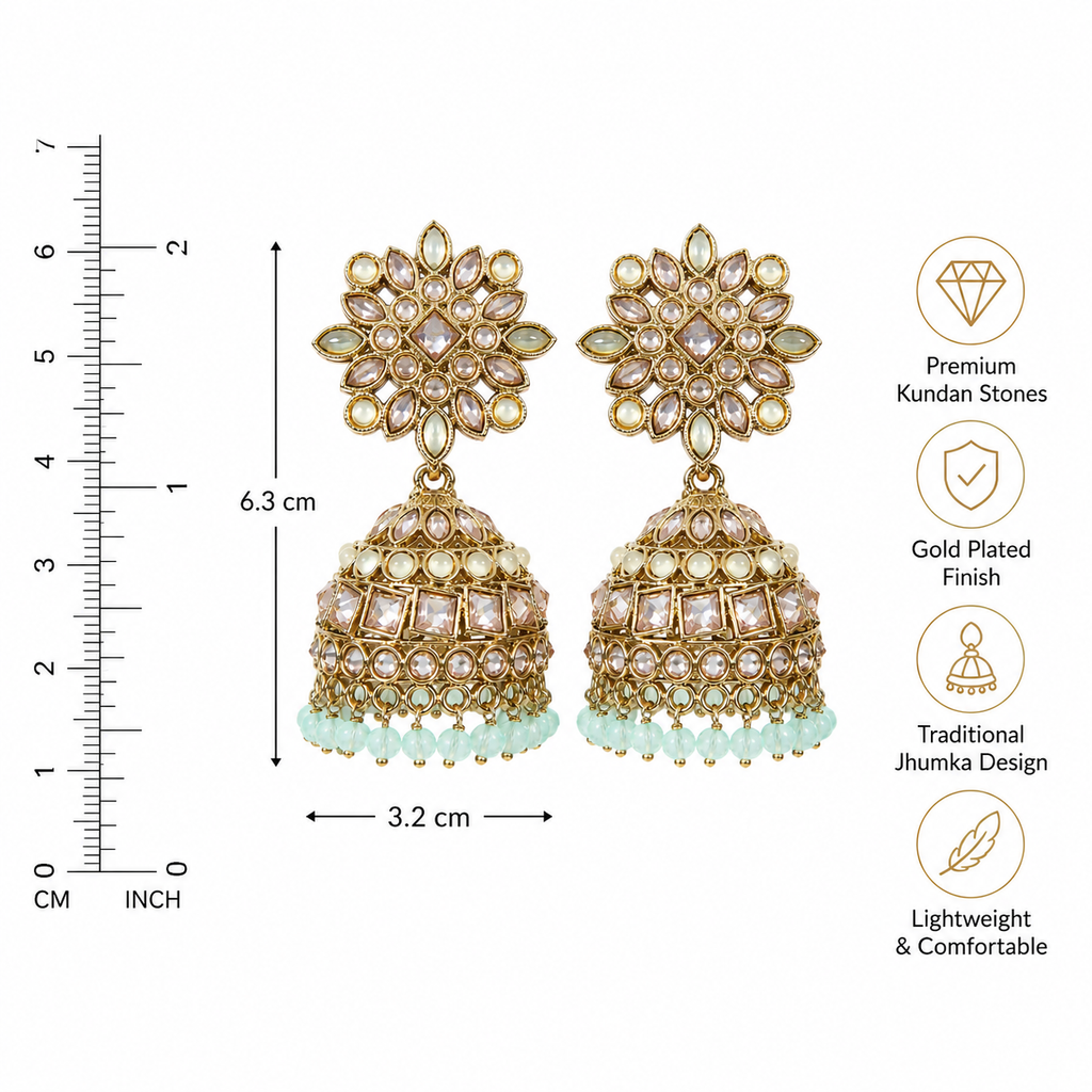 Noor Jhumka Earrings